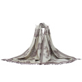 Dame Winter Pashmina Mode Schal mit Jacquard Muster